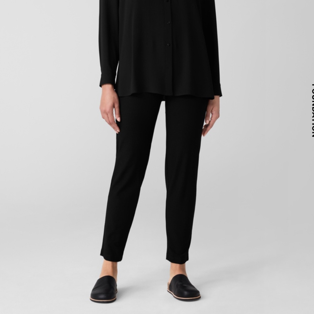 Eileen Fisher Blk Pants